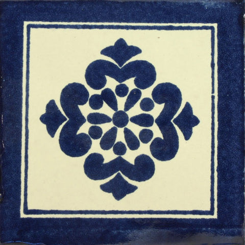 Sale-Traditional Mexican Tile - Anita Azul Con Marco