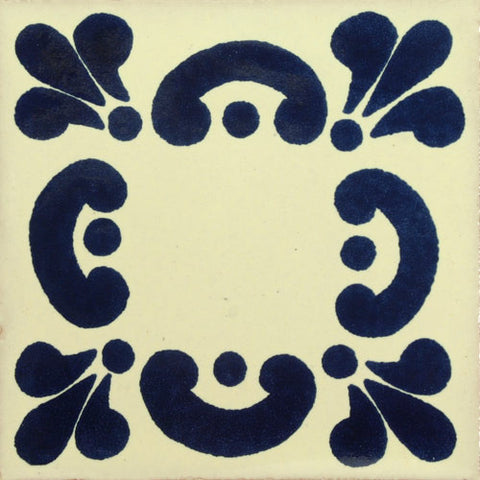 Sale- Traditional Mexican Tile - Carona 4 x 4