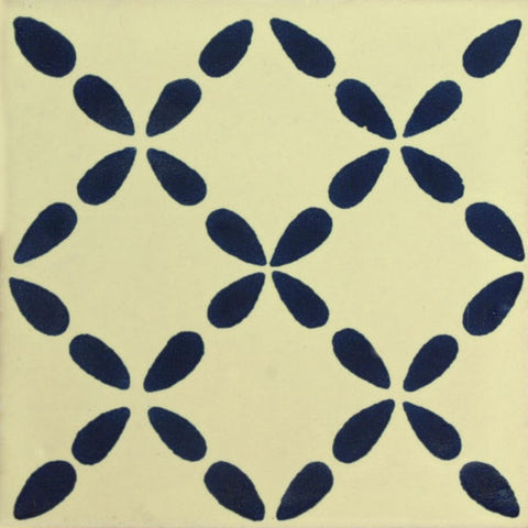 Traditional Mexican Tile - Clover