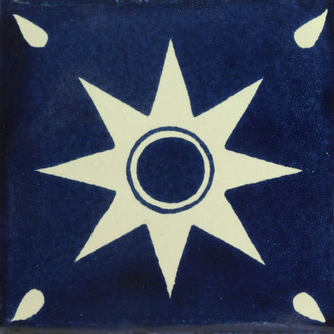 Traditional Decorative Mexican Tile - star