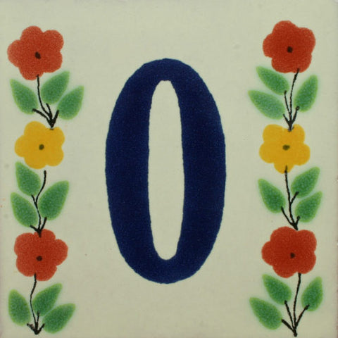 Mexican Tile Numbers Bouquet