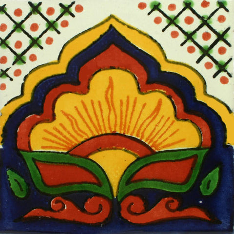 Traditional Mexican Talavera tile