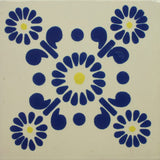 Especial ceramic Decorative Mexican Tile - Daisy 