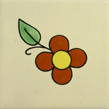 Espcecial ceramic Mexican decorative tile - sunflower