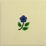 Especial ceramic Spanish decorative tile - flower