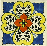 Especial Mexican tile Flor Primavera