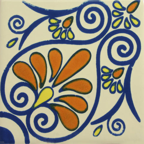 Especial Spanish Decorative Tile - Pavo Real