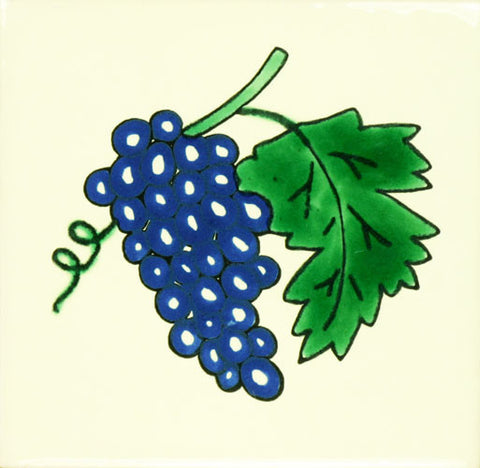 Especial Ceramic DecorativeSpanish Tile - grapes