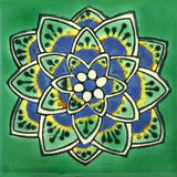 Especial ceramic Decorative Mexican Tile -cola de pavo