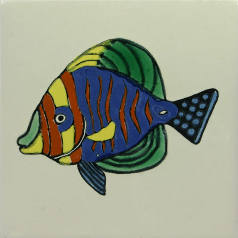 Especial Decorative Ceramic Mexican Tile - fish