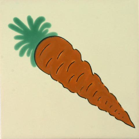 Carrot ceramic tile