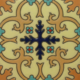 Raised relief Mexican tile