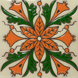 Raised relief Spanish tile