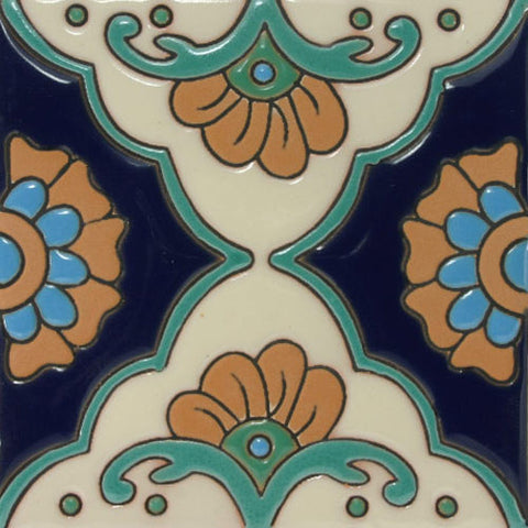 raised relief Spanish tile