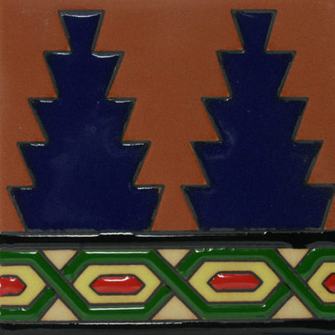 Mexican tile border