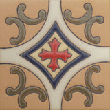 Raised relief Mexican tile