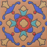 Raised relief Mexican tile