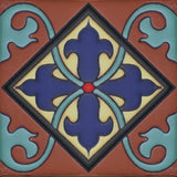 Mexican raised relief tile