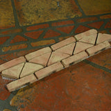 Decorative border Saltillo pavers 