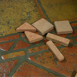 Decorative Saltillo terra cota floor pavers