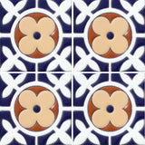 Raised relief Mexican tile