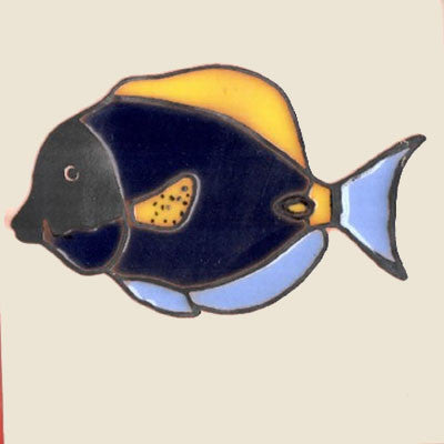 Enchanting fish ceramic tile