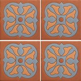 Terra cotta decorative tile