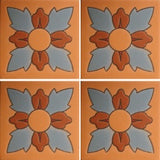 Terra cotta Mission style tile