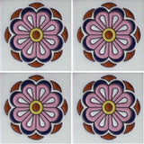 Raised relief Mexican tile