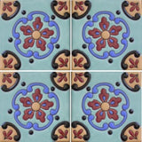 raised relief Mexican tile