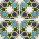 Raised relief decorative tile