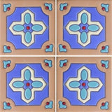 Raised relief Spanish tile