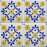 Mexican tile 4-tile array