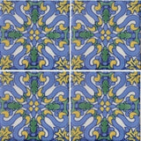 4 tile array Mexican decorative tile