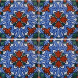 four tile array Mexican decorative tile - Energia