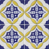 Mexican tile 4-tile array