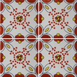 4-tile array Mexican tile