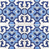 Raised relief Moorish tile