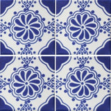 4-Tile array Mexican tile