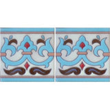 Mexican tile pool border tile
