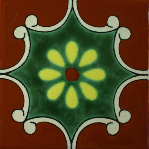 Ceramic decorative Mexican pool tile