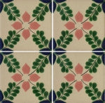 four tile array Mexican ceramic tile